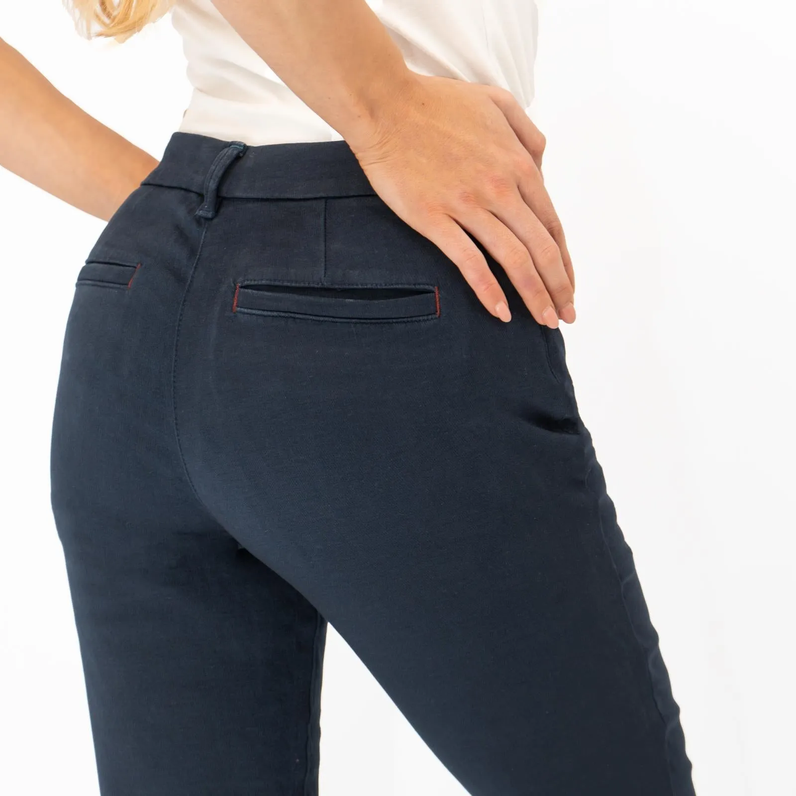 White Stuff Sienna Stretch Trousers Dark Navy