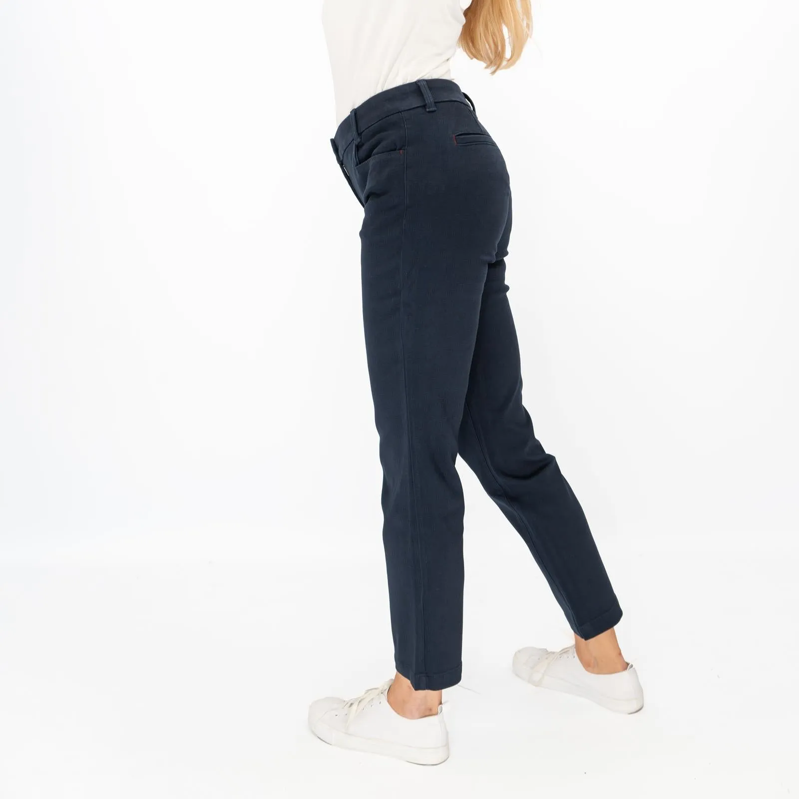 White Stuff Sienna Stretch Trousers Dark Navy