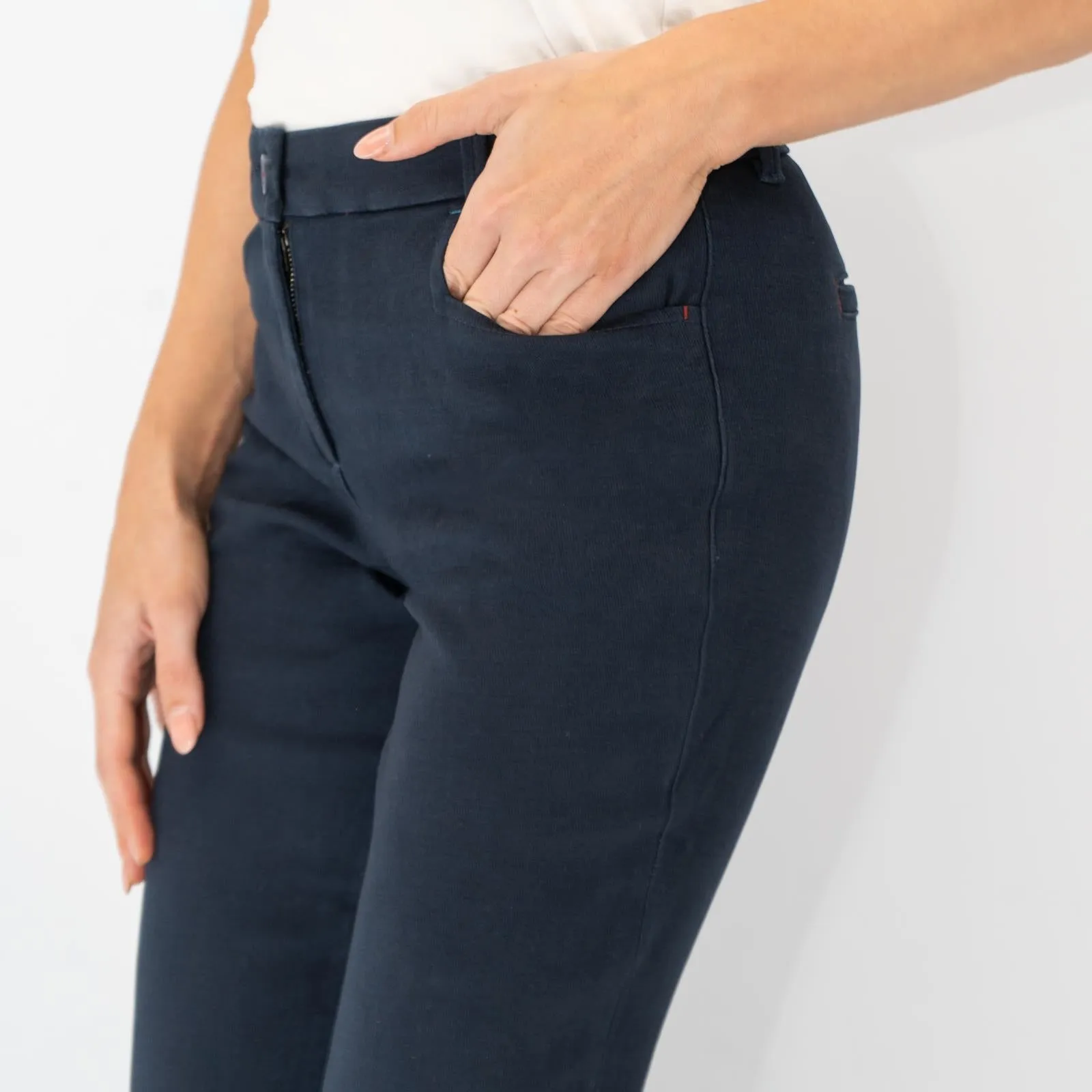 White Stuff Sienna Stretch Trousers Dark Navy