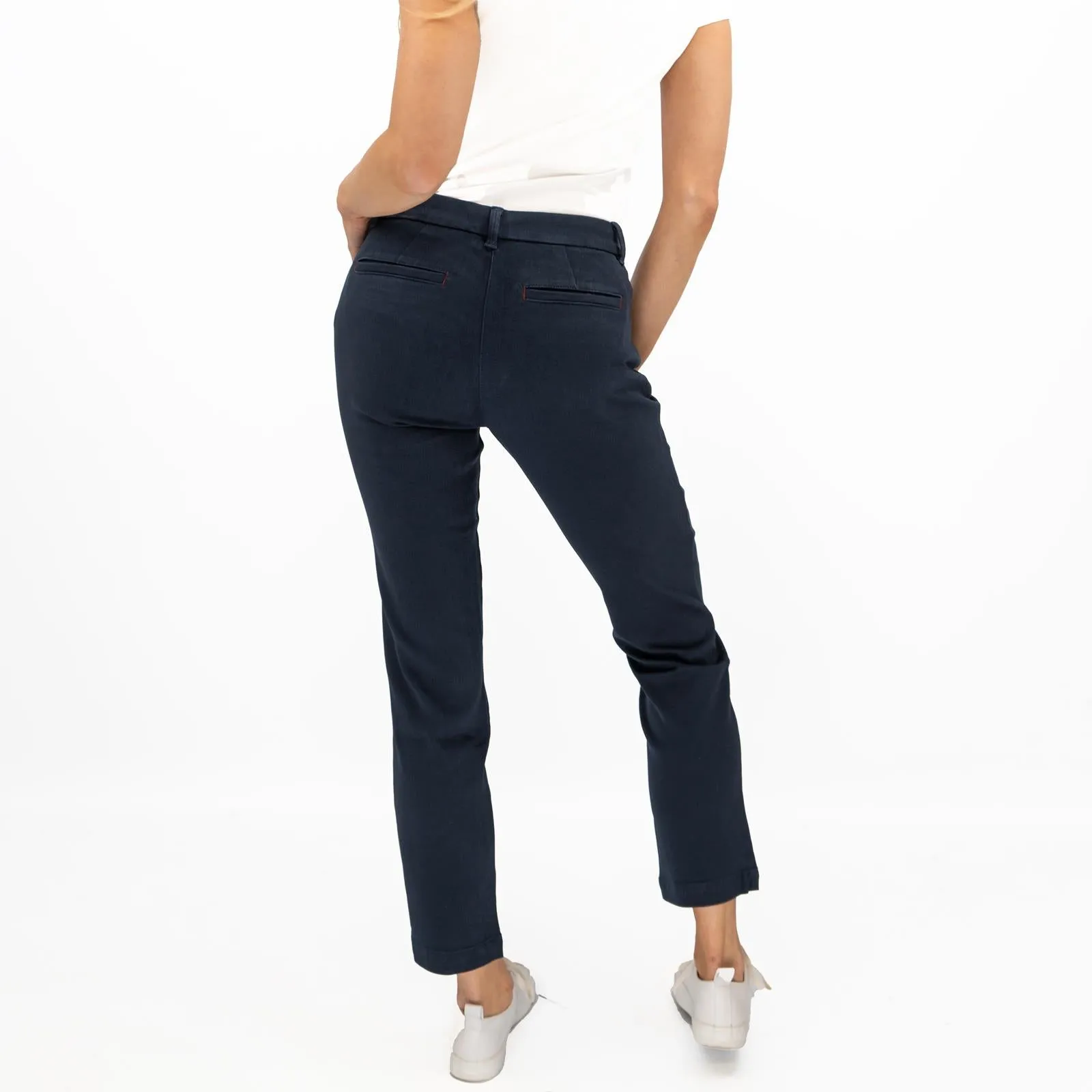 White Stuff Sienna Stretch Trousers Dark Navy