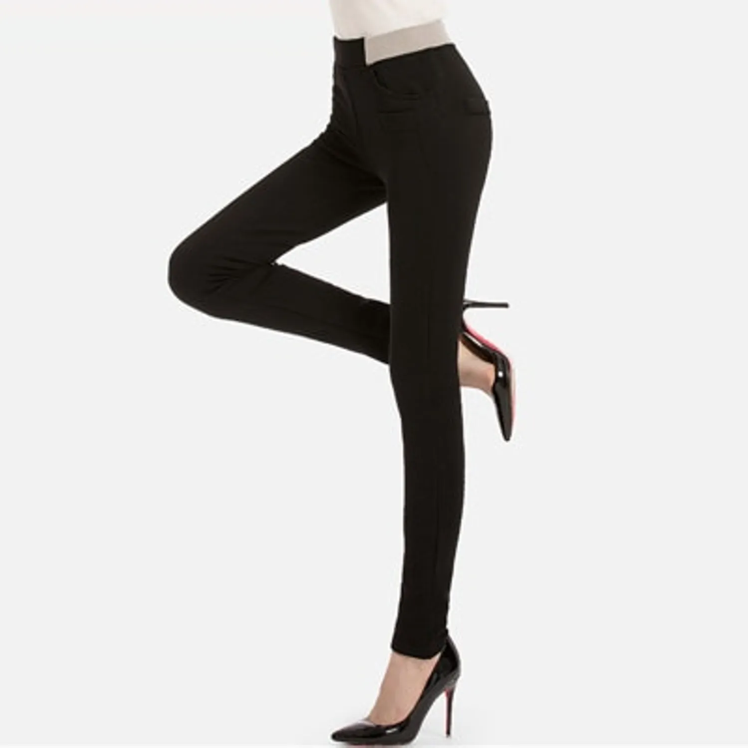 Women's Winter Warm Stretchy Pants | Plus Size
