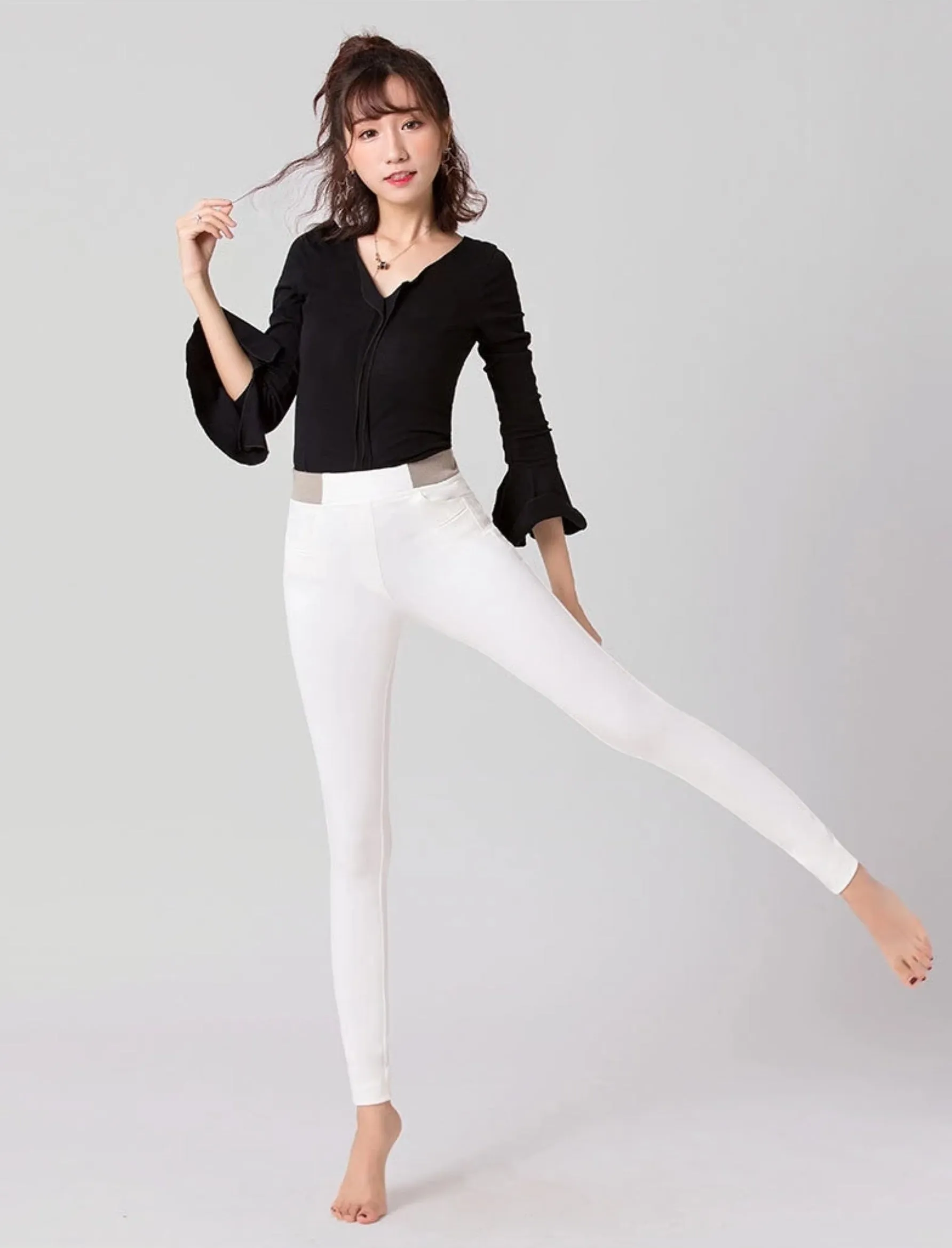 Women's Winter Warm Stretchy Pants | Plus Size