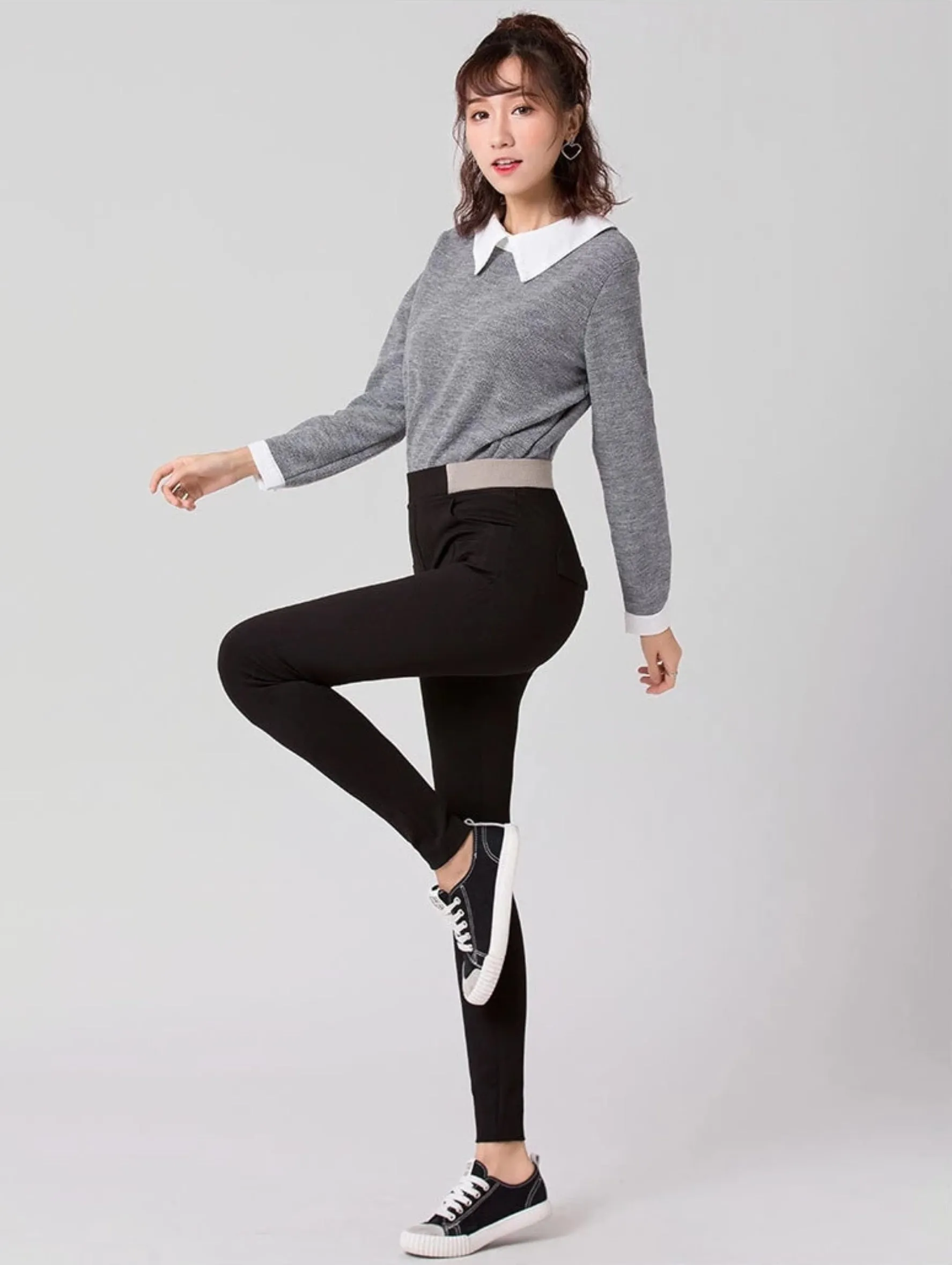 Women's Winter Warm Stretchy Pants | Plus Size