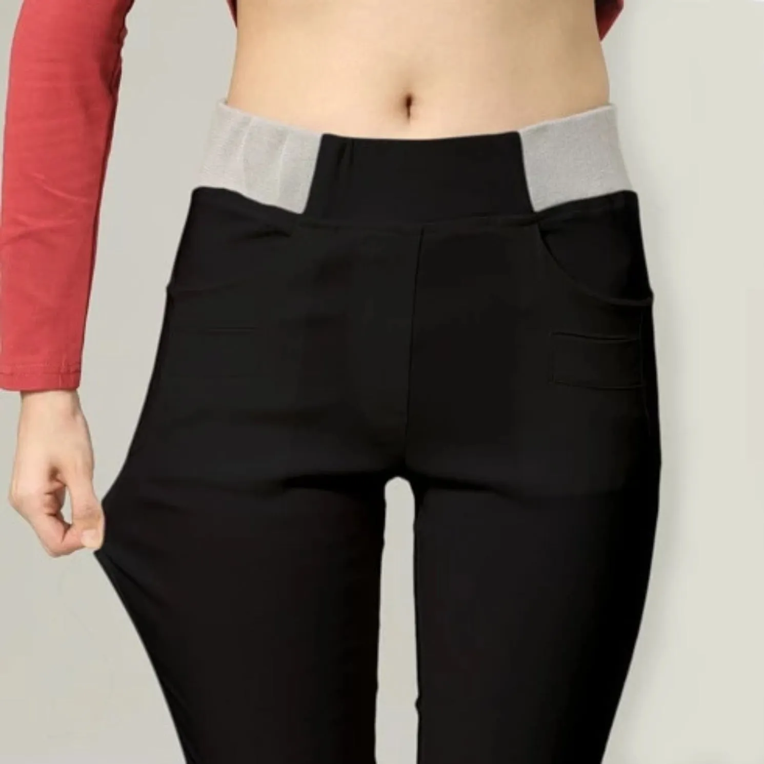 Women's Winter Warm Stretchy Pants | Plus Size