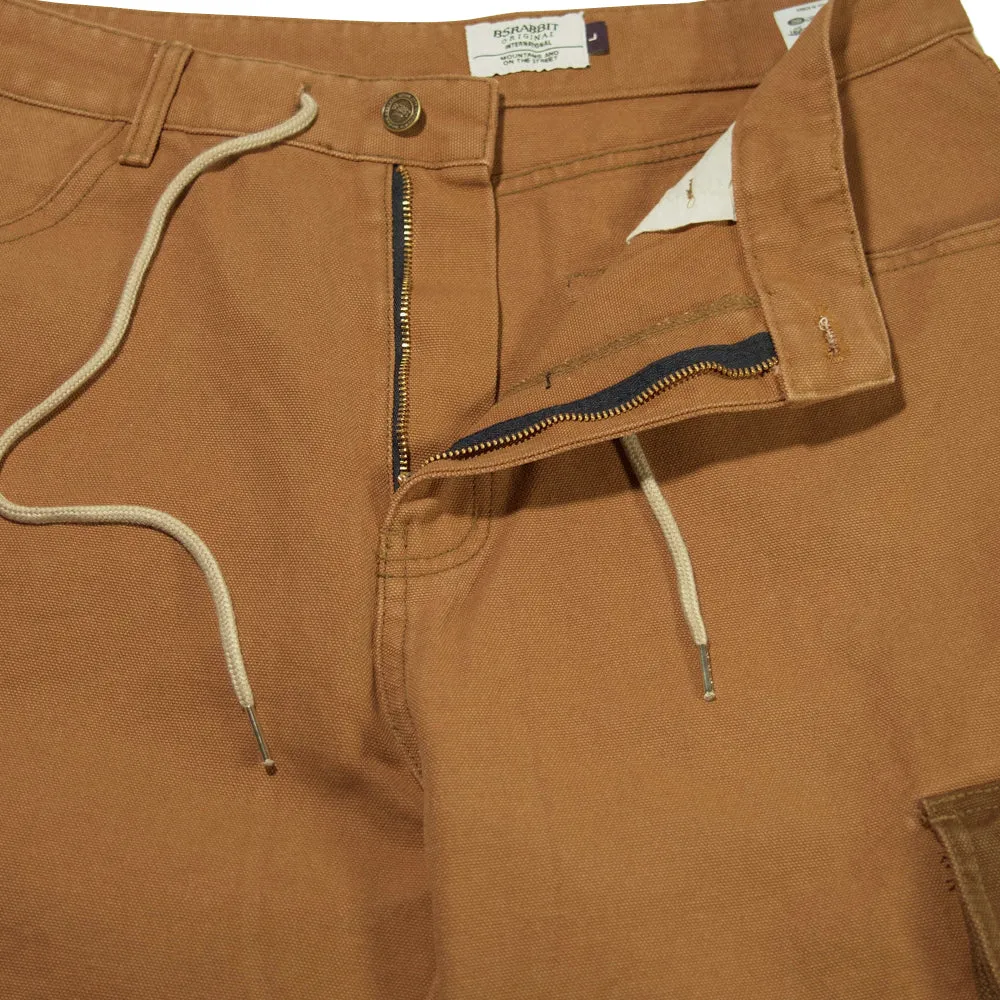 WORK WIDEFIT HEAVY CARGO PANTS BROWN