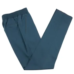 Zilli Wool Jogger Pants with Leather Details